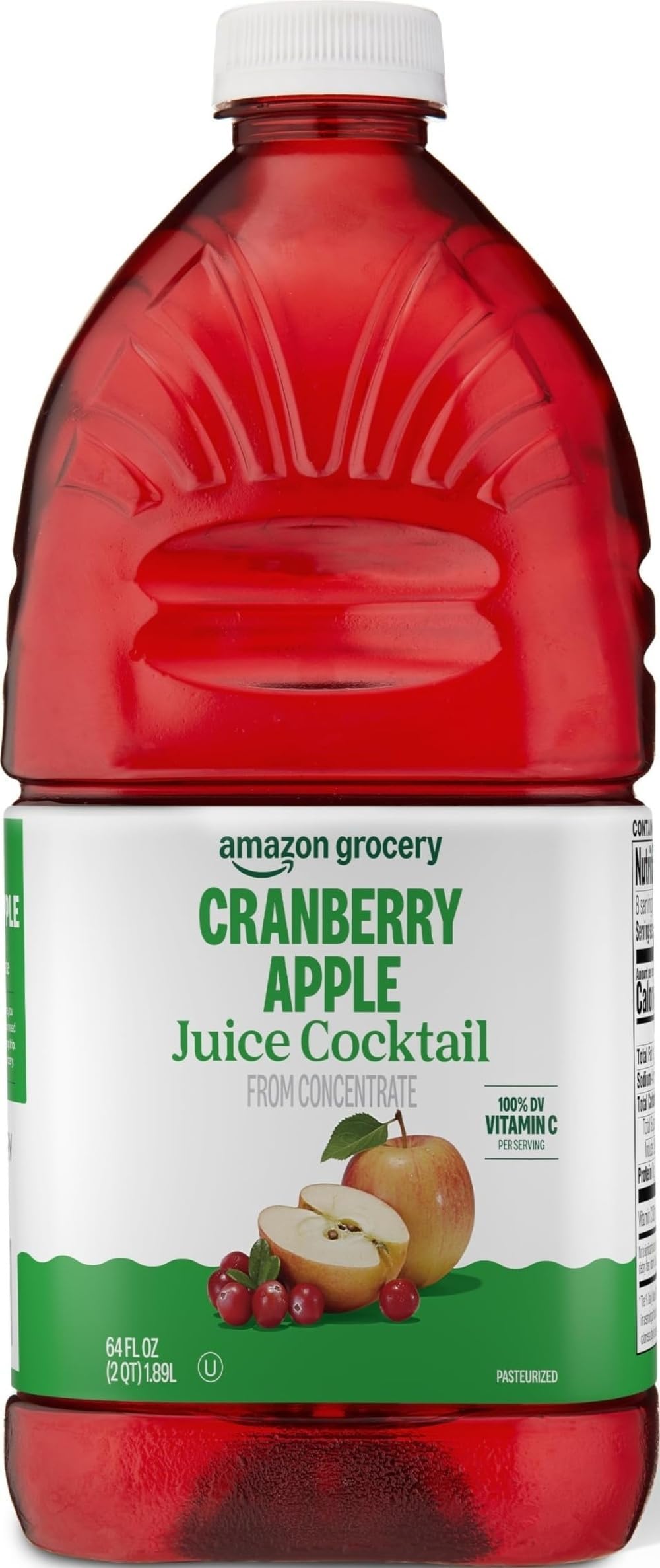 Amazon Grocery, Cranberry Apple Juice Cocktail, 64 Fl Oz