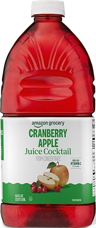 Amazon Grocery, Cranberry Apple Juice Cocktail, 64 Fl Oz