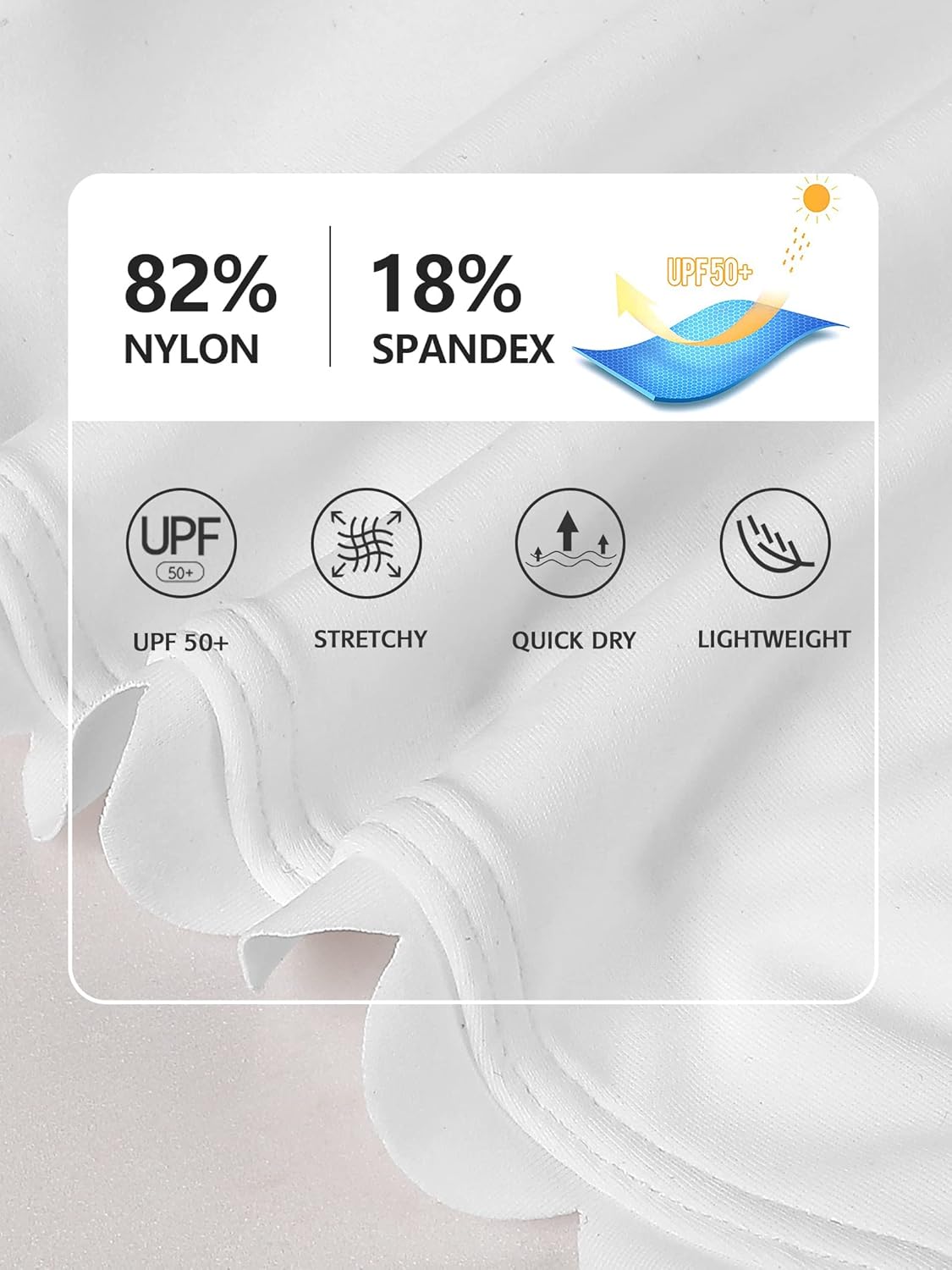 ATTRACO Women Swim Shorts High Waisted Swimsuit Shorts Swim Bottom Board Shorts - Image 9