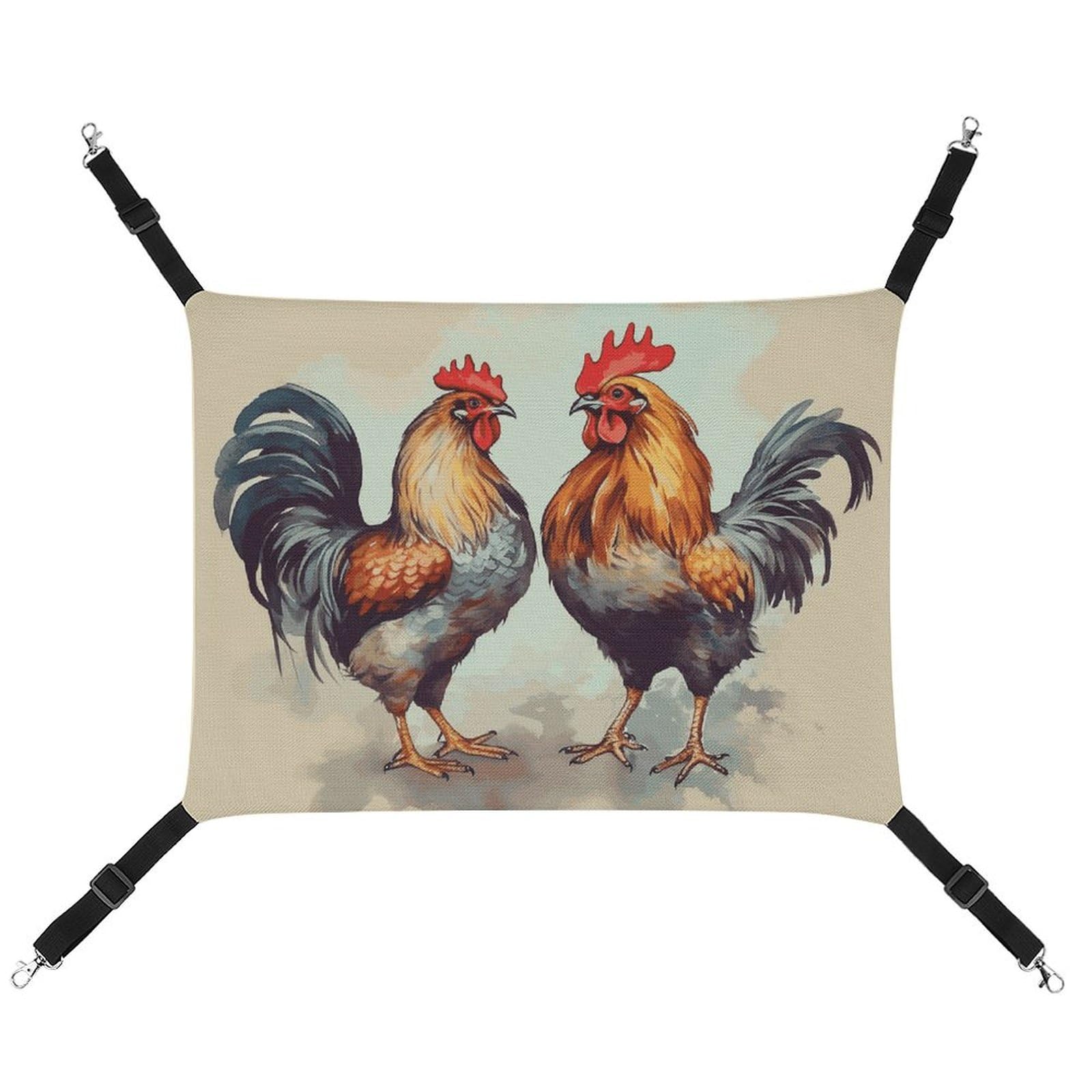 Hamac suspendu pour chat poule lapin lit doux reglable petit animal