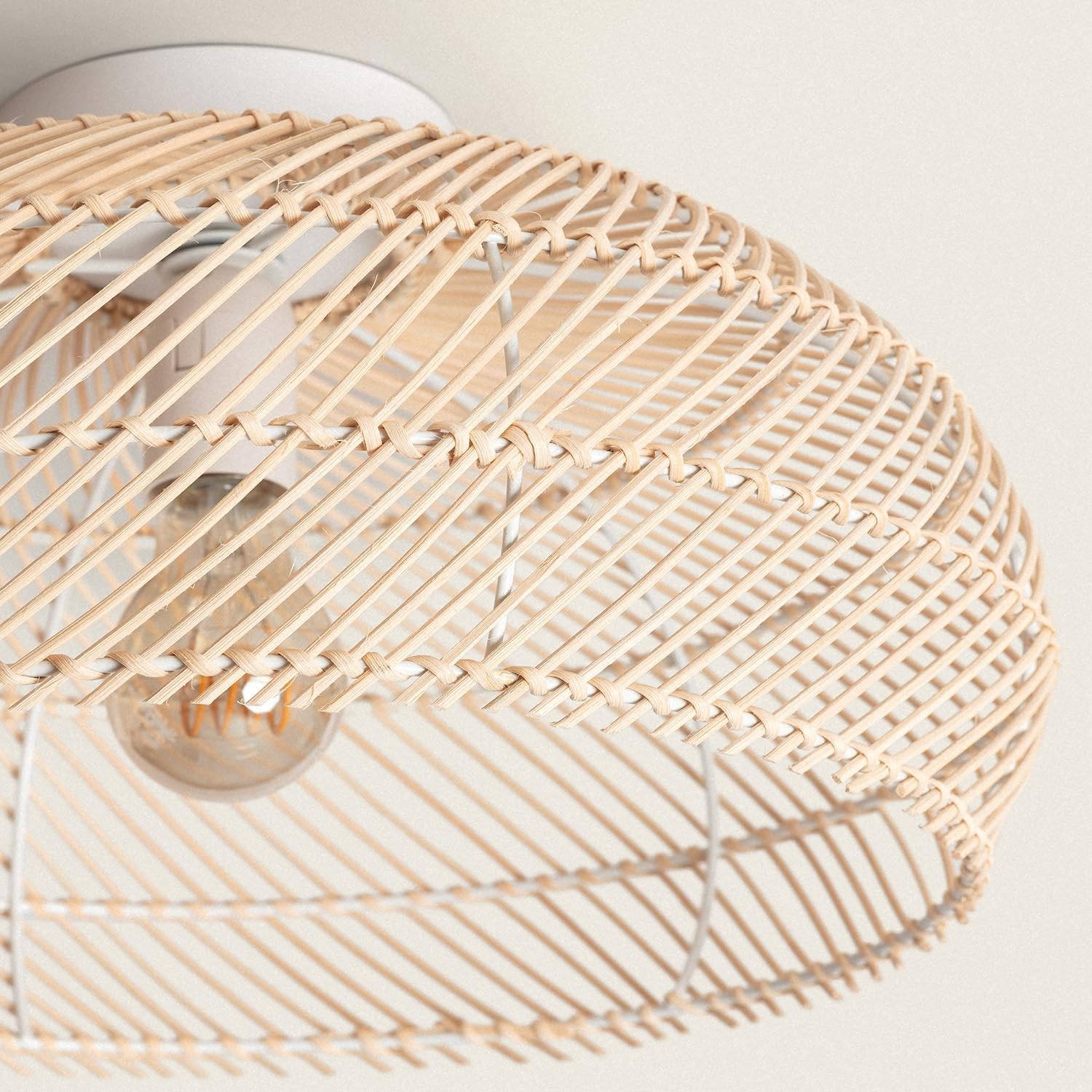 LEDKIA Plafón de Techo Bambú Nango Natural