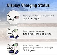 Vista 8 de URGENEX Batería SCX24 7.4V Lipos 2S 35C (70C) Batería de litio recargable de 1200 mAh con enchufe PH2.0 compatible con la mayoría de camiones RC a