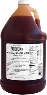 Starport Foods General Kung Pao Sauce - Gluten Free, Vegetarian, 1 CASE (4 x 1-gallon)