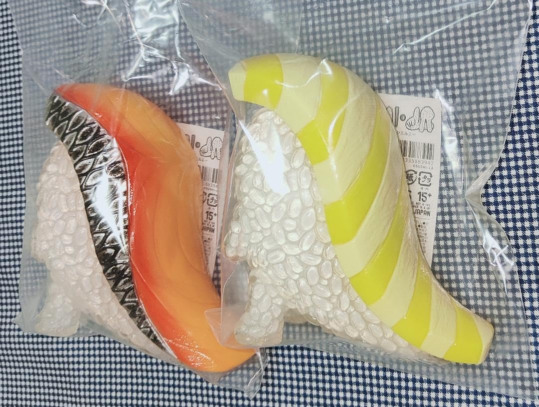 【仲介入〜】新品 スシエルエー マグロ(バナナオレ) 海老天セット Amazon.co.jp: スシエルエー 4体セット だし巻きタマゴ、海老天、焼き