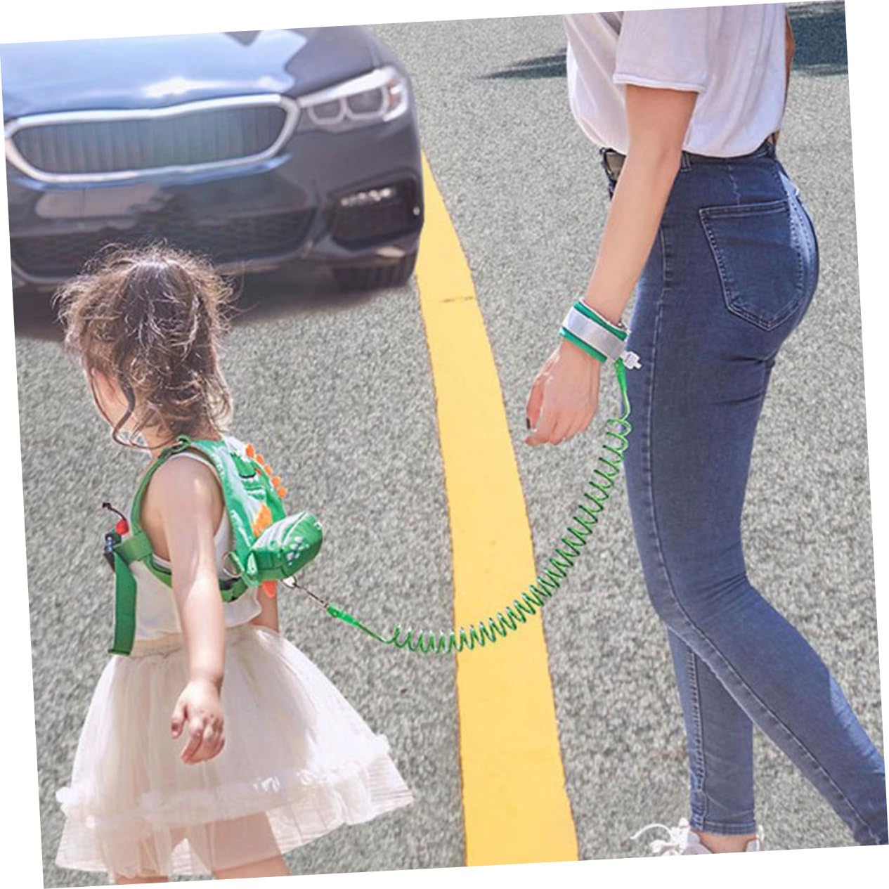 HEMOTON 1set Boy Girl Safety -Lost Wrist Link Dinosaur Design Boy Girl Leash Leash for Boy Girl Walking Assistant for Boys Girls Comfortable Secure for Outdoor Use