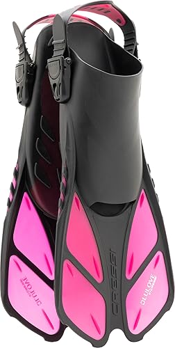 Miniatura 9 de Cressi Aletas de natación ajustables cortas para adultos con hebillas ultrarresistentes, muy ligeras - Ideal para viajar  Bonete Diseñado en Italia