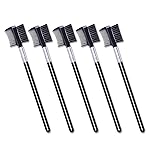 Eyelash Comb and Eyebrow brush, Eyelash Brush Comb Set (5PCS)