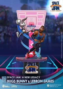 Beast Kingdom-DS-069-CB-SPACE JAM A New Legacy-Bugs Bunny & Lebron James Close Box Figure