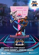 Beast Kingdom DS-069 Warner Bros. Space Jam A New Legacy: Bugs Bunny & Lebron James Diorama Stage D-Stage Figure Statue (Standard Version)