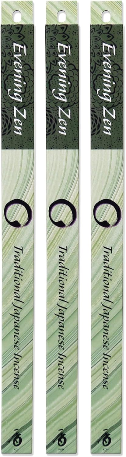 Shoyeido Evening Zen 2-Hour Incense, Pack of Three