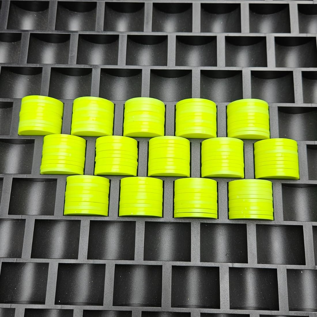 CombiCraft Casier de Rangement pour jetons pour 1000 jetons, pour jetons avec diamètre Entre 25 et 29 mm, adapté pour des événements, Pratique pour des Festivals