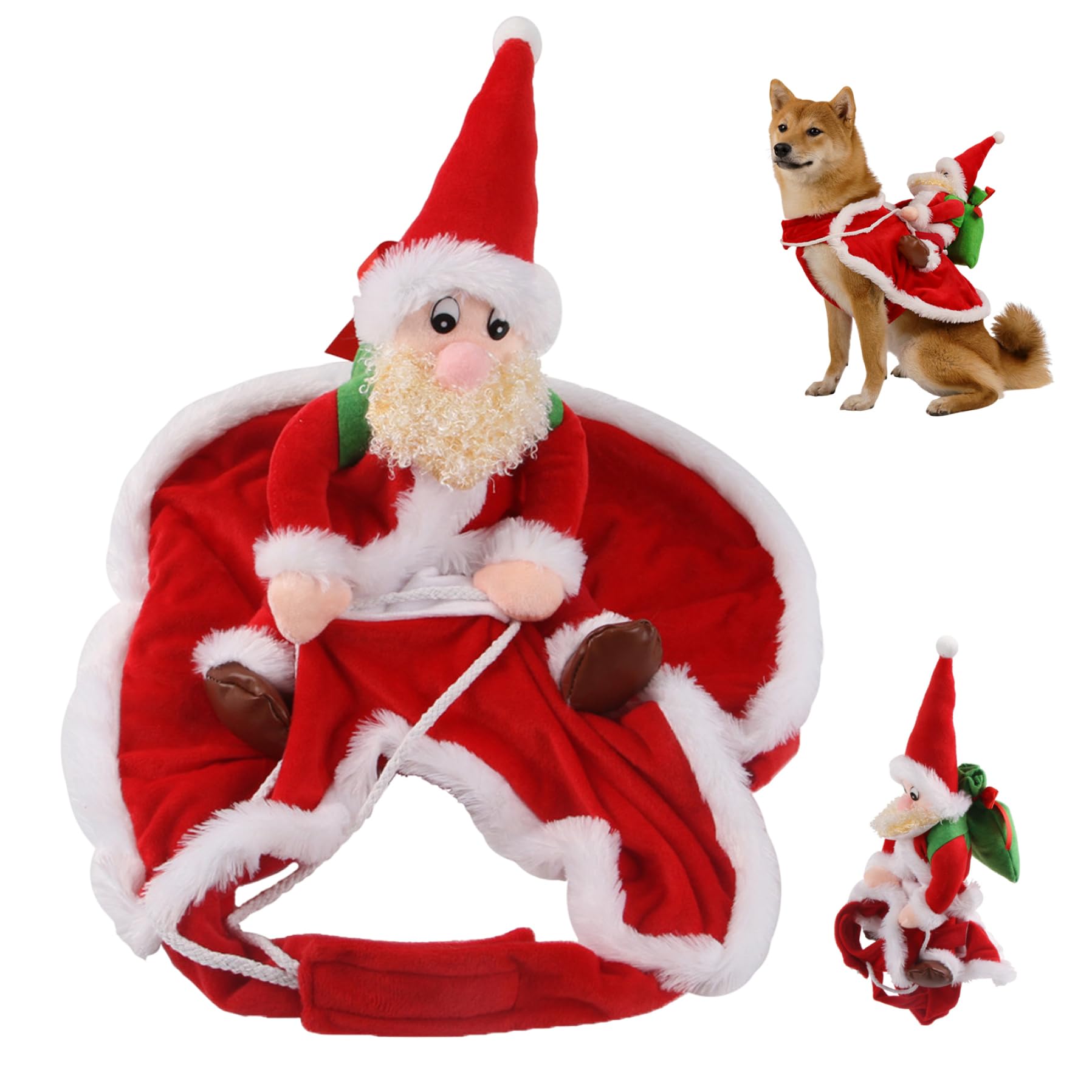 Tenue de Noël de chien pour les fêtes de famille et cosplay