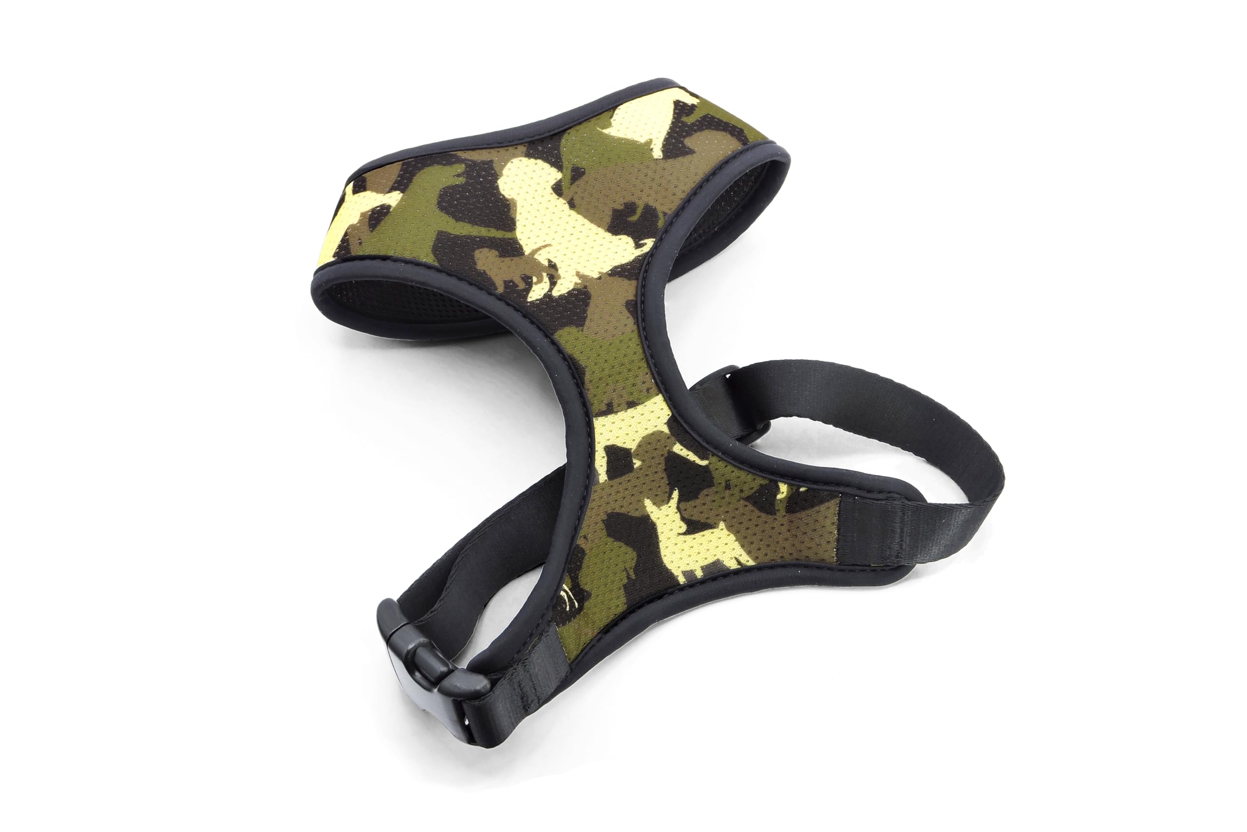 MORSO® Breathable Air Mesh Harness for Small Medium Dogs Army Green Size XS