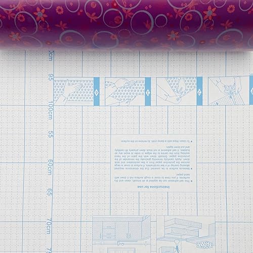 Miniatura 4 de Yifely Peel & Stick - Revestimiento de cajón extraíble para cubrir estantes de armarios antiguos de apartamentos, anillo morado, 17.7 pulgadas por