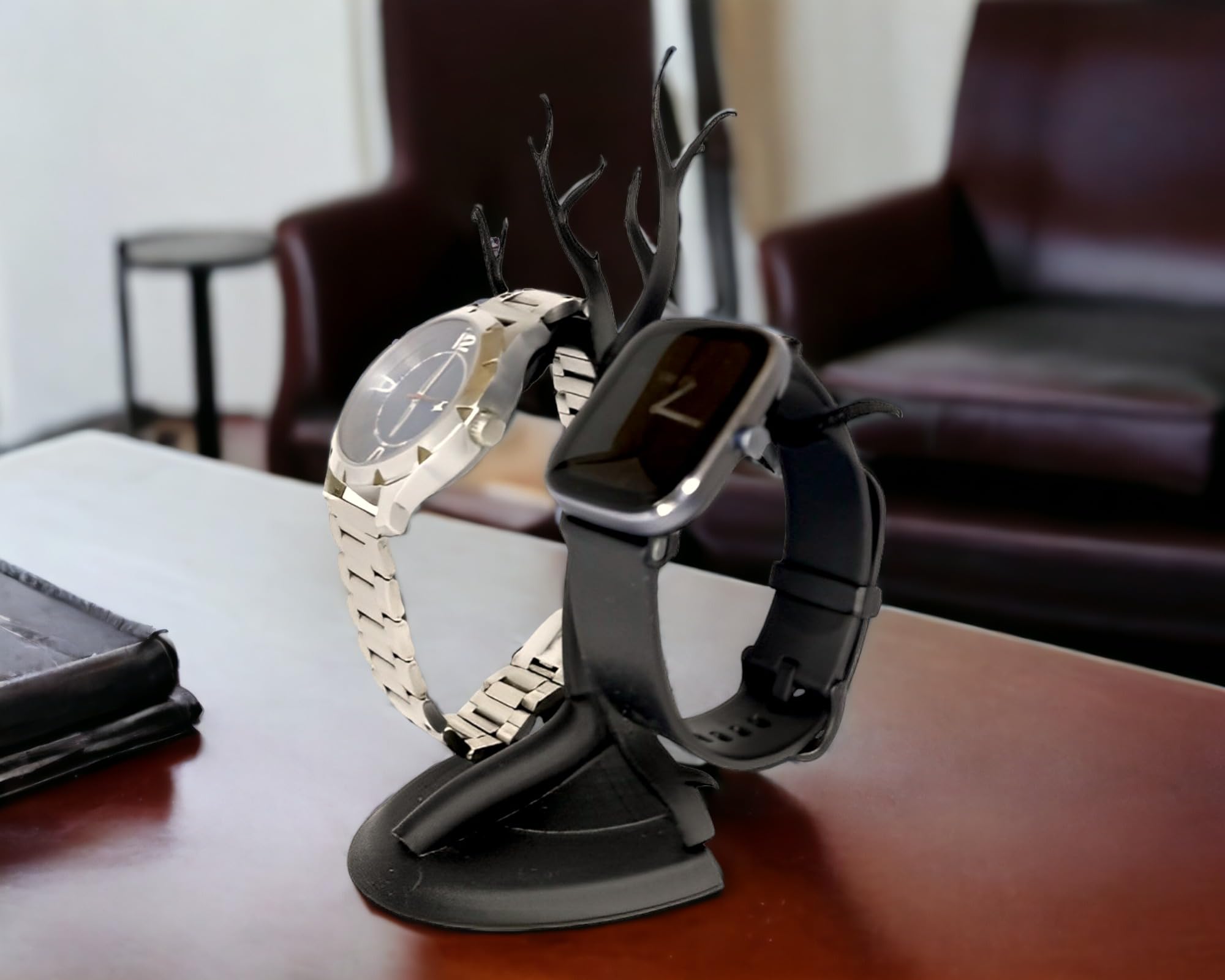 Plastic A3Dg Universal Watch Stand Tree With Hanging Branches (Black) |Compatible With All Watches| Digital| Analog (13 X 55 X 14) Cm (B09V2JFWFS) Amazon Price History, Amazon Price Tracker