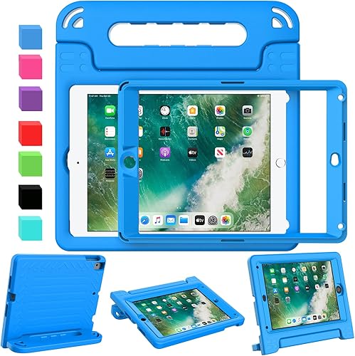 AVAWO funda para iPad 9.7" 2017, para niños., Azul