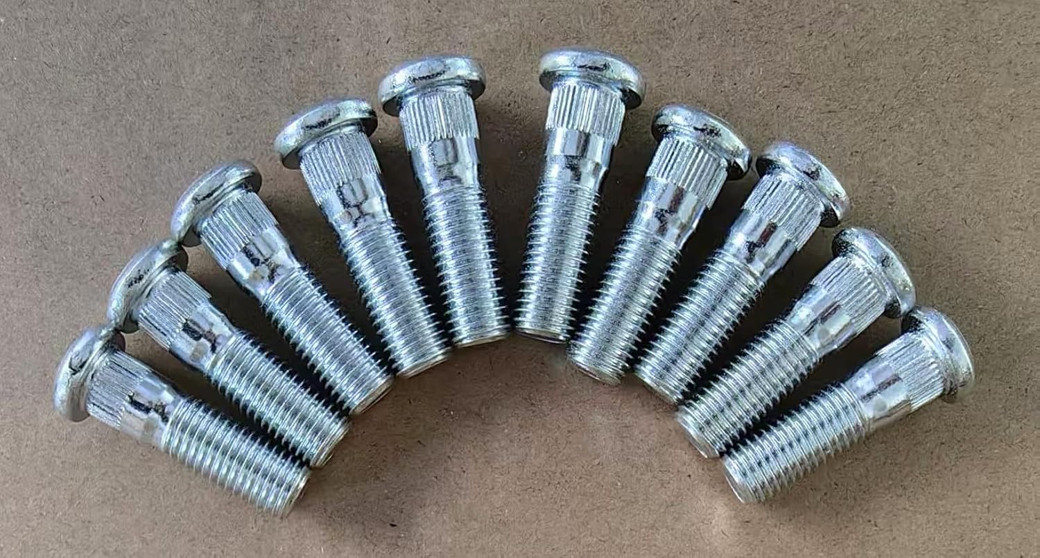 10pcs Front Rear Wheel Studs # 90113-SM1-005 Replacement for Honda CR-V Civic Accord City Element Prelude S2000 Acura TL TLX TSX EL CL CSX RSX ILXVigor Integra