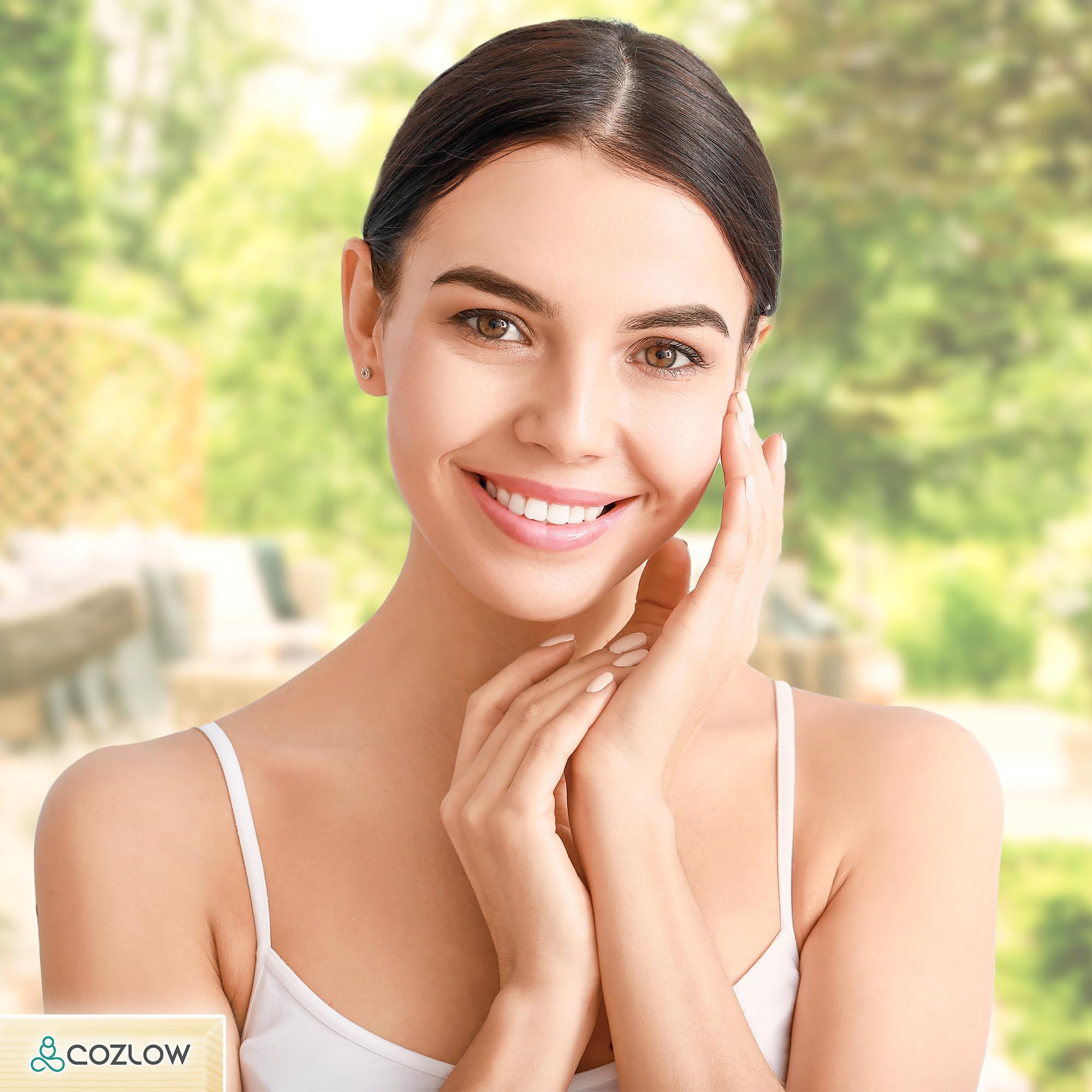 COZLOW Strumenti per massaggio facciale in legno (set da 7 pezzi), kit massaggiatore viso in legno Gua Sha per lifting viso, drenaggio linfatico, cura della pelle e anti-invecchiamento