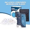 60x-120x Mini Pocket Microscope for Kids Adults, Portable Handheld Microscope, Miniscope Portable for Kids Little Scientist Students School Minilabsters Education