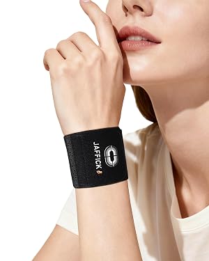 Wrist Brace for Carpal Tunnel with Adjustable Velcro Elastic Wrist Protector Wraps Strap for Pain Relief Tendonitis Weightlifting