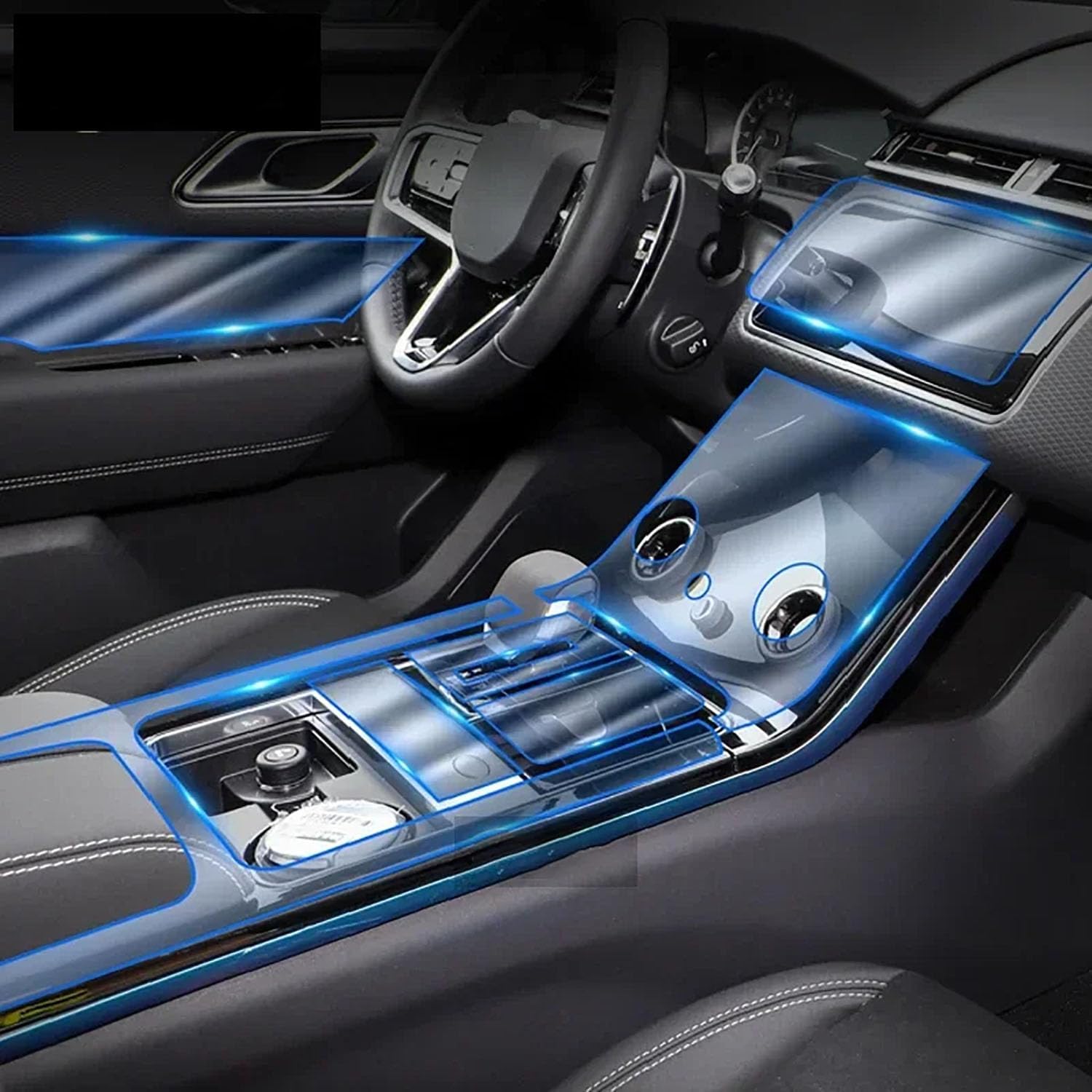 Film Protection Intérieur Auto Land Rover Velar Anti-Rayures Transparent