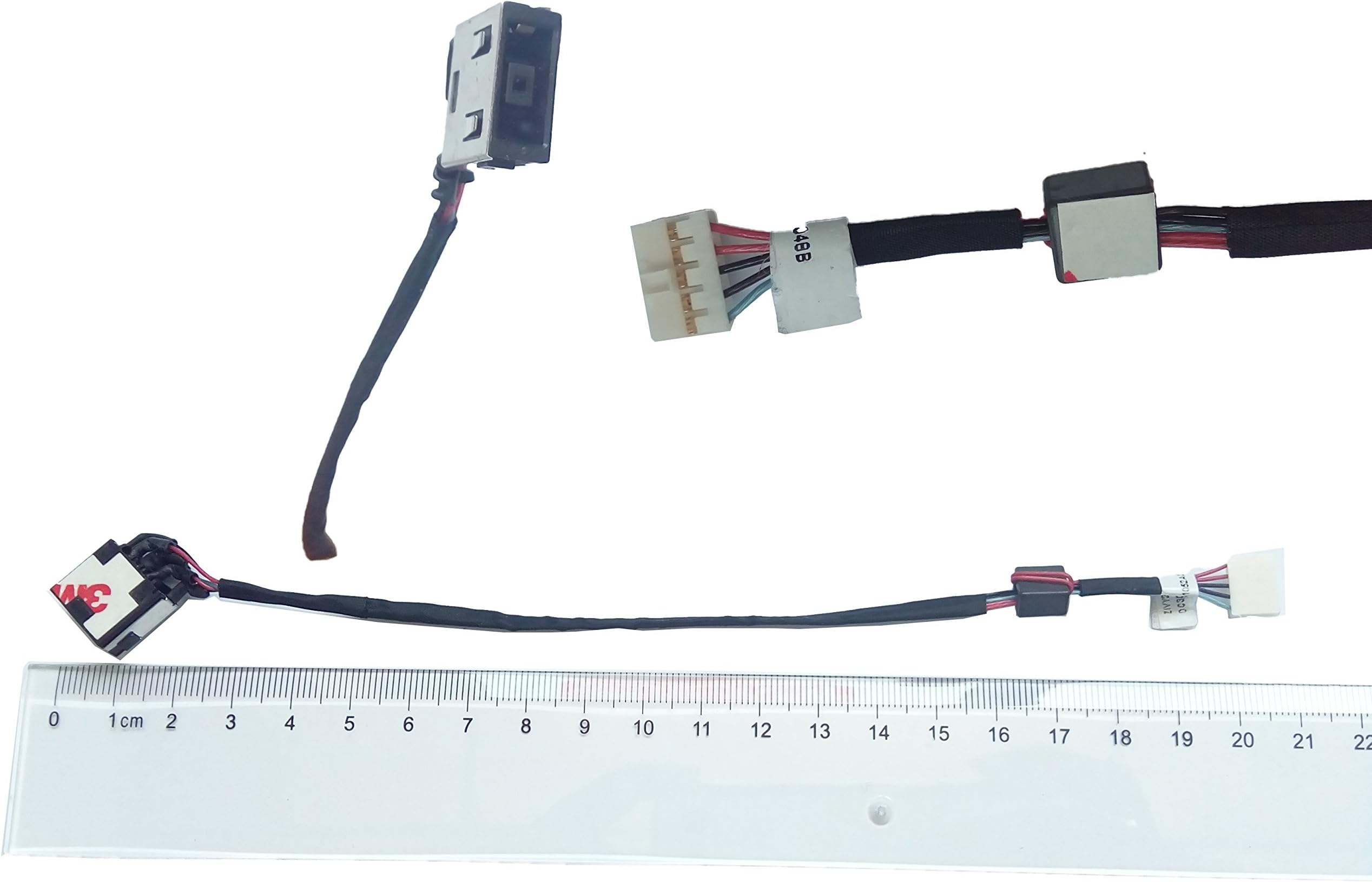 DC-in Jack for Ideapad Y50-70 Touch 20349 5944 Series DC30100R900, DC Power Jack Harness Port Connector Socket with Wire Cable.