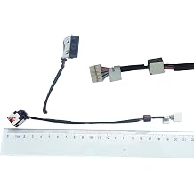 DC-in Jack for Ideapad Y50-70 Touch 20349 5944 Series DC30100R900, DC Power Jack Harness Port Connector Socket with Wire Cable.