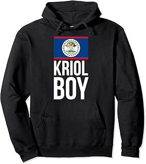 Kriol Boy Belize Pride Belizean Flag Culture Afro Pride Pullover Hoodie