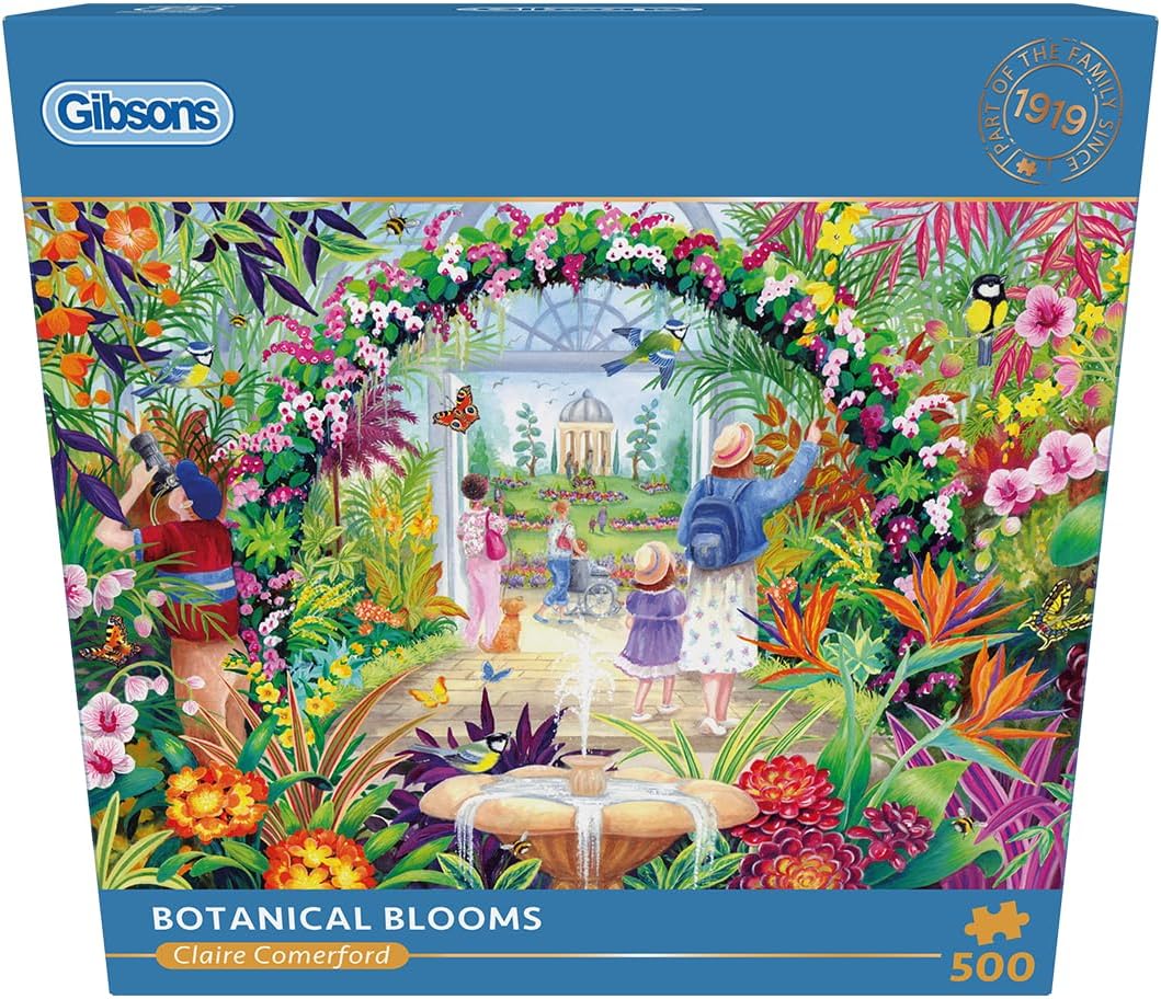 Gibsons Botanical Bloom 500 piece Jigsaw Puzzle for Adults B Corp