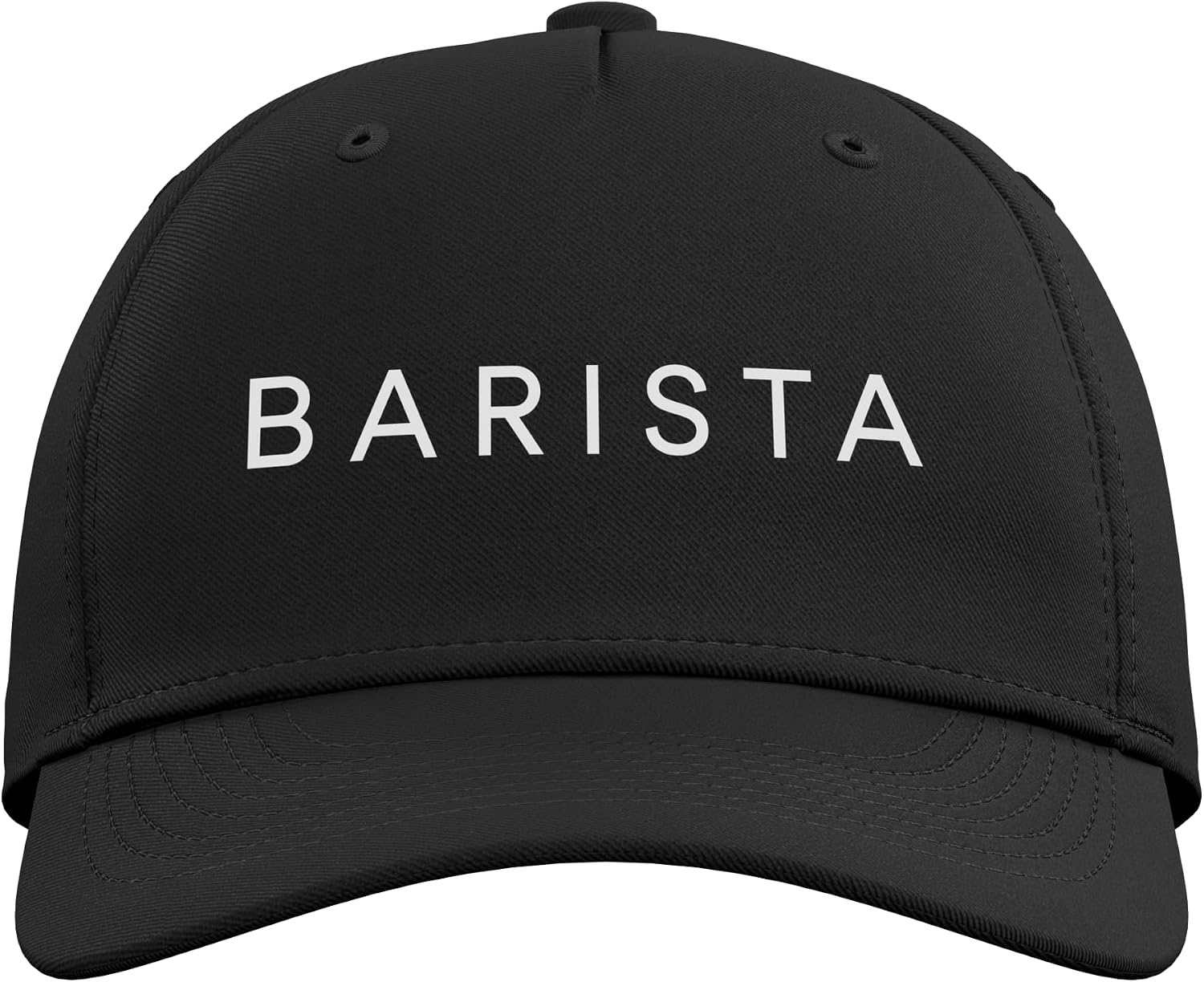 Barista Minimalist Lettering Coffee Adjustable Baseball Hat image 2