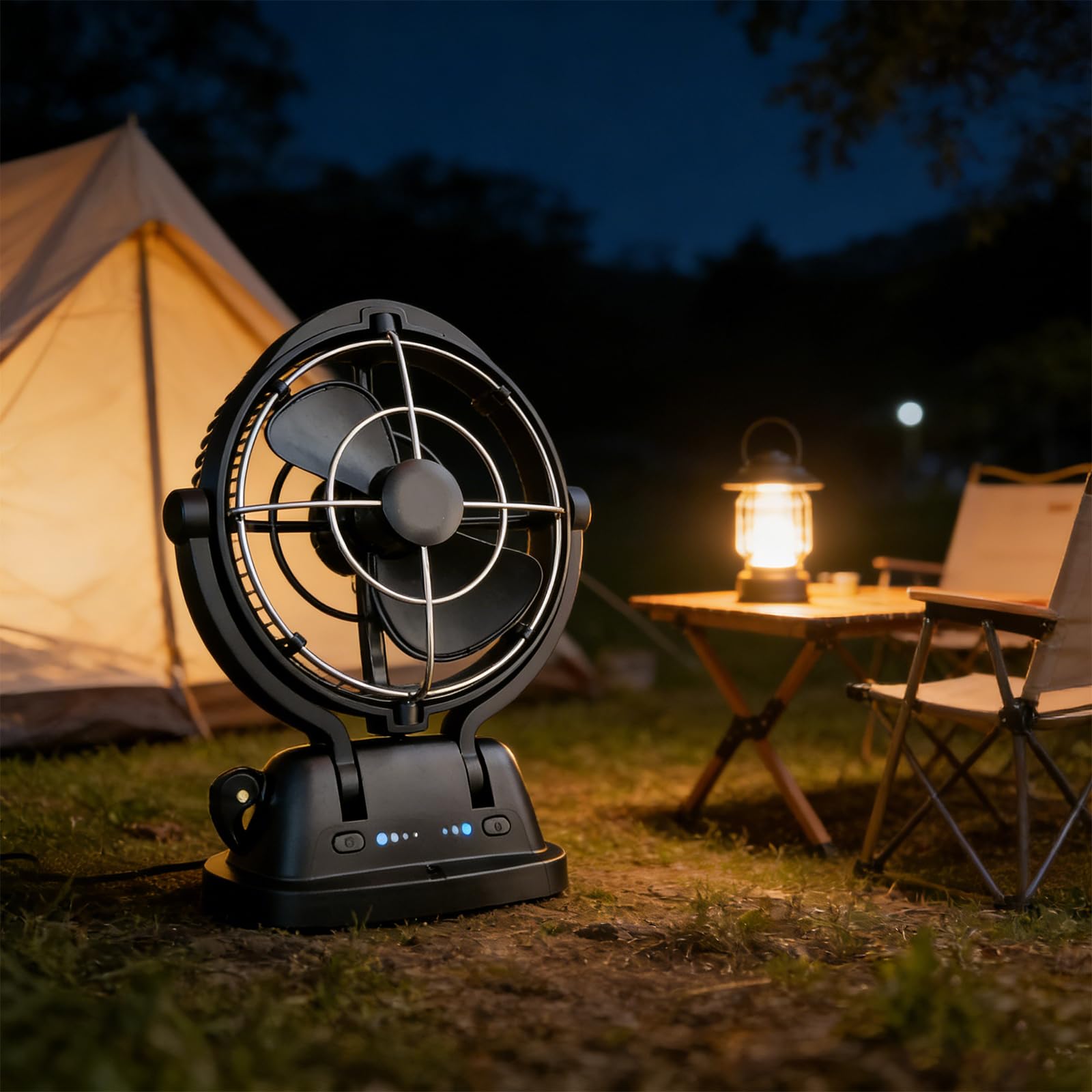 Wydajny wentylator napowietrzny DC 12 V 24 V z funkcją timera i zdalną dużą prędkością 1800 obr./min do samochodów ciężarowych i łodzi, wentylator prądu stałego z pilotem