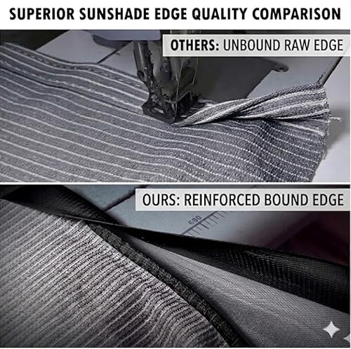 Miniatura 4 de EMERIT 90% Tela de sombra para patio, jardín, pérgola, toldo con ojales (gris, 10 x 14 pies)