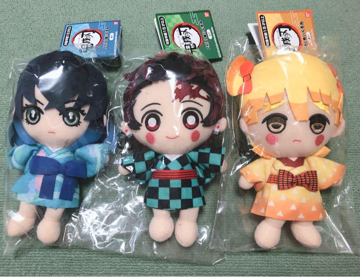 Amazon.co.jp: 鬼 滅 chibiぬいぐるみ 炭子 善子 猪子セット