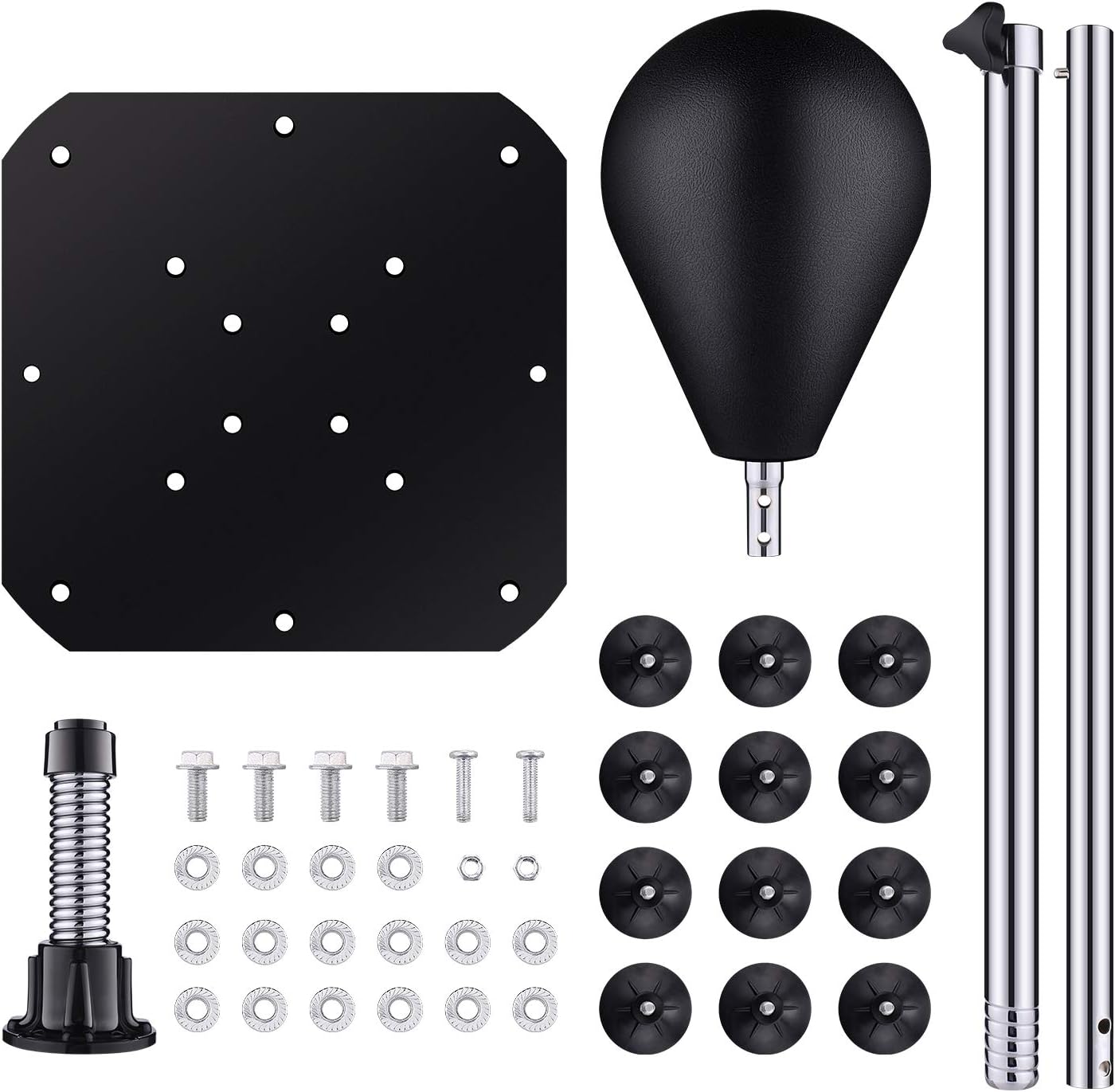 Hicient Punching Bag Free Standing Boxing Bag Reflex Speed Bag with Adjustable Height Stress Relief Fitness Strong Durable for Adults Teenagers Kids Home Gym : Sports & Outdoors