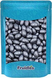 Jordan Candy Almonds with a Sweet Sugar Coating, Kosher Certified Parve (2 Pounds, Black With Silver Essence)