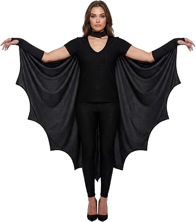HENBRANDT Bat Wings Cape Adult Halloween Fancy Dress Costume Accessory