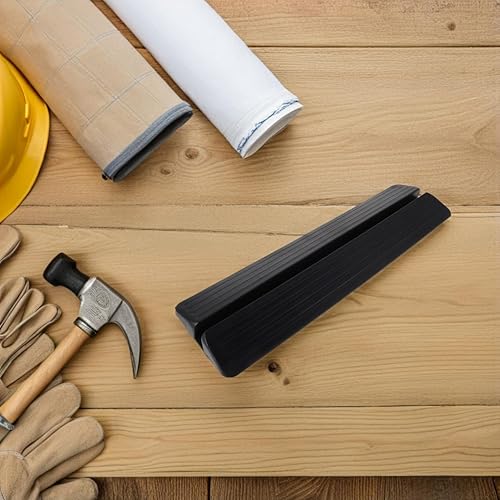 Miniatura 7 de Amosfun Juego de accesorios de puerta de seguridad, 2 piezas, soporte para puerta de bebé, placa de patada, barandilla de escalera para el hogar y