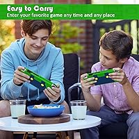 Vista 7 de KENOBEE Funda de silicona compatible con Nintendo Switch OLED modelo 2021, suave y ligera, con agarre ergonómico con absorción de golpes y diseño