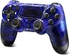 Glitfix Wireless Controller for PS-4, Bluetooth Gamepad Joystick for PS-4 with Dual Vibration, Touchpad, 3.5mm Stereo Headphone Jack, Six Axis Motion Control, Compatible with PS-4/Slim/Pro/PC