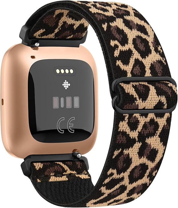 Correa Elástica AK Compatible con Fitbit Versa 2 y Versa miniatura 5