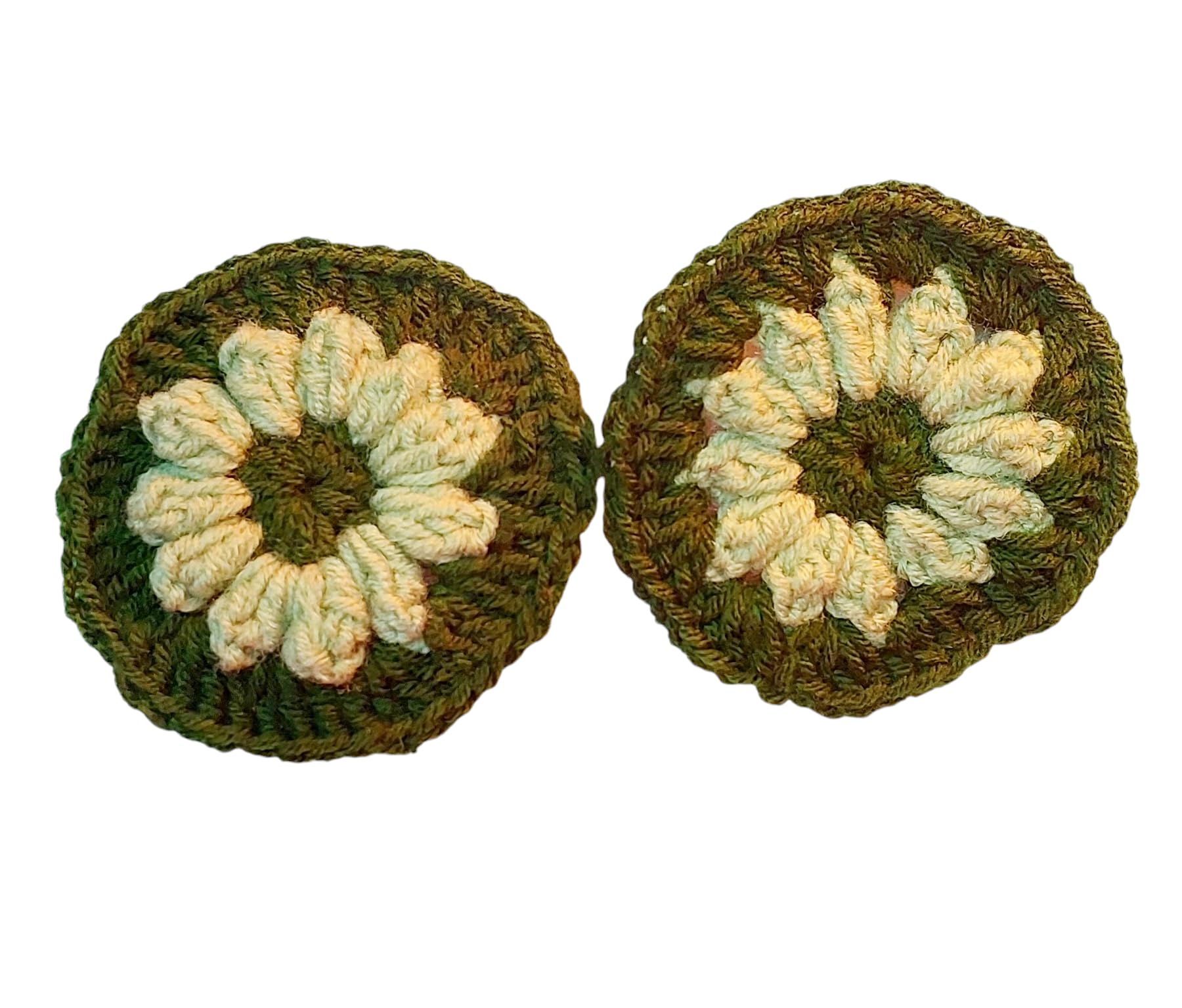 Handcrafted Soft and Warm Winter Crochet Earmuffs, Earwarmer, Ear Covers (Green)-picture-54