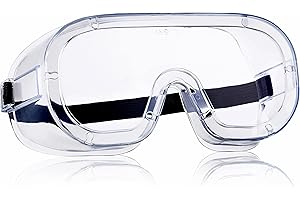 NoCry Protective Non-Vented N95 Goggles for Virus Protection