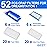 52PCS CPAP Filters for Dream Station 1 Filters, Include 6 Assembled Filters, 20 Ultra-fine Filters, 20 Foam Filters for DreamStation 1 Filter Accessories Supplied by IBEET