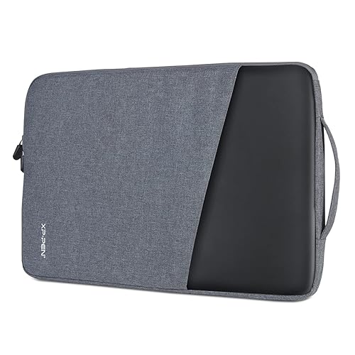 XP-PEN ACJ03 Drawing Tablet Seelve Waterproof Protective Case Carrying Bag for Graphics Tablets under 15.6 Inches - ACJ03 - Grey, Black