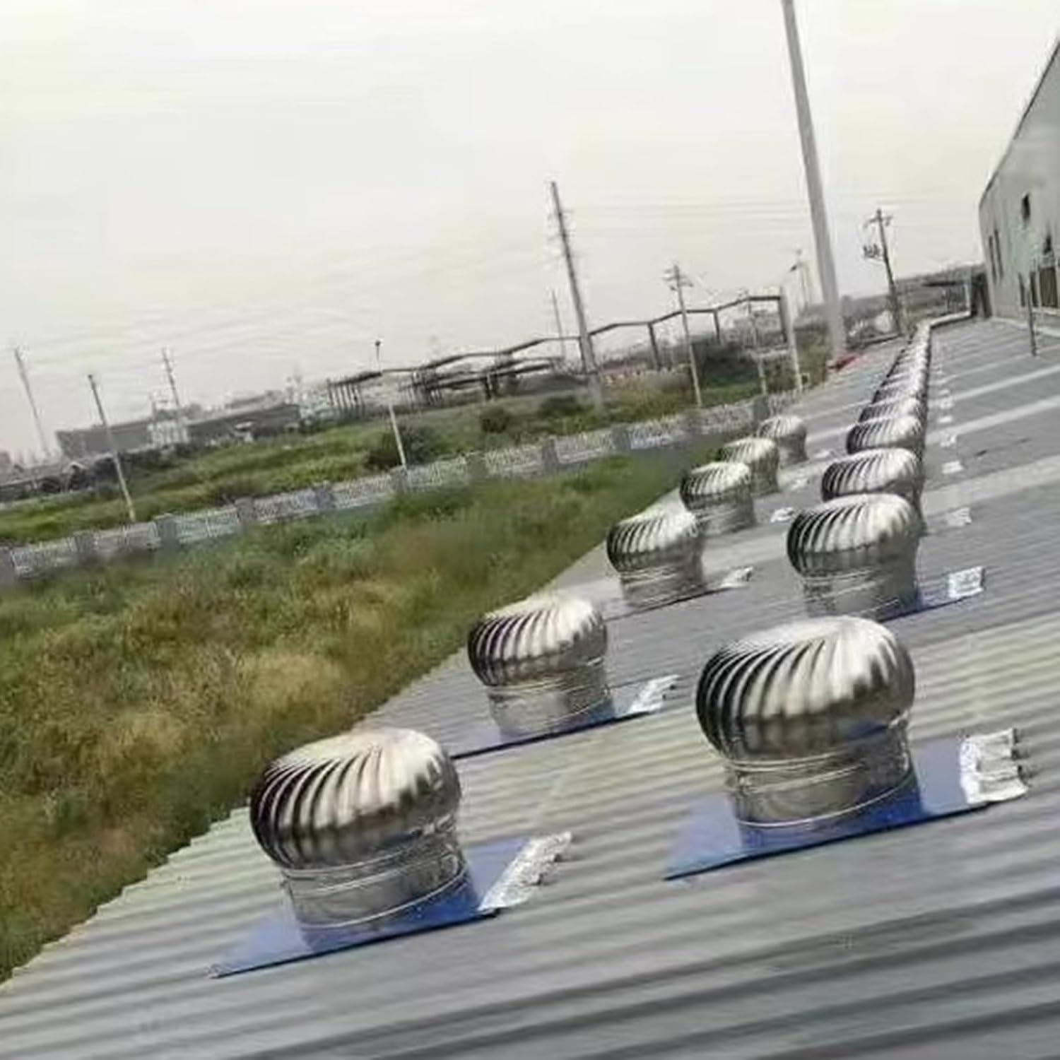 Flue Vent, Stainless Steel Roof Ventilator, Rotary Turbine Ventilator, φ110mm-200mm(110mm/4.3in)