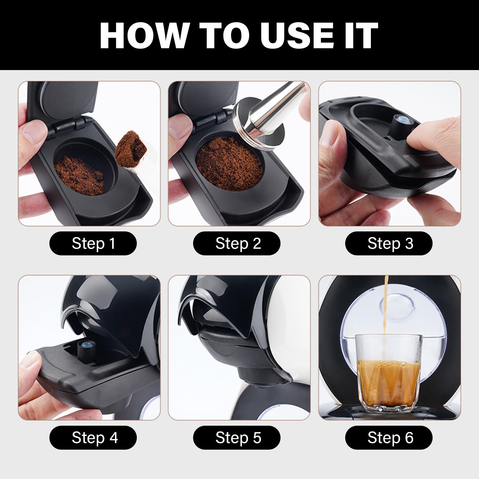 Innovativer Kaffeetablett Pads Konverterhalter Praktischer Hochwertige Textur Für Pads Büro Kaffeezubehör