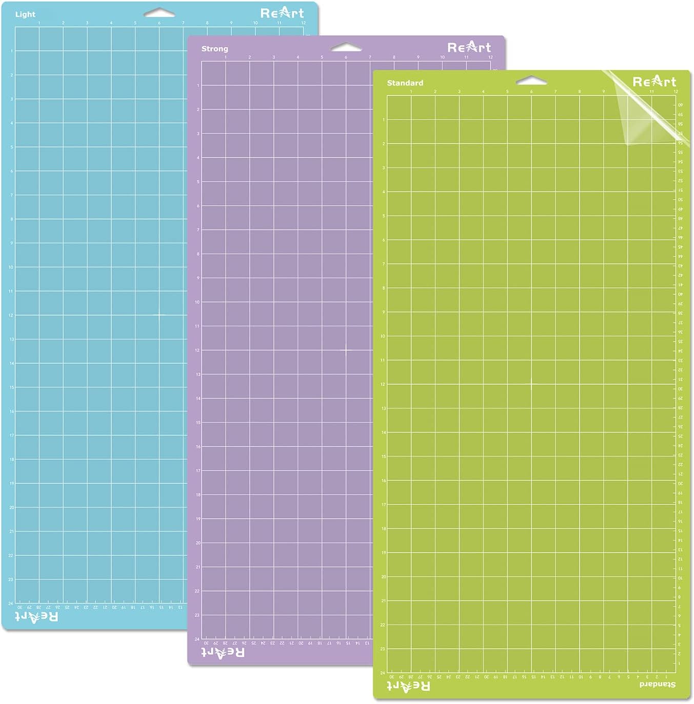 ReArt Cutting Mat Variety 12x24 3 Pack Strong Standard