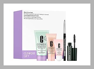 Clinique Best of Clinique 5-Piece Kit Gift Set with Moisture Surge Eye 96 Hour Hydro Filler Concentrate .5 oz/15 ml
