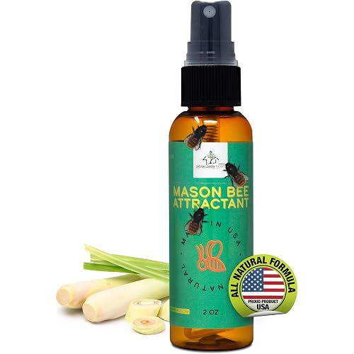 Donaldson Farms Mason Bee Attractant Spray, Nature-Derived Ingredients, 2oz
