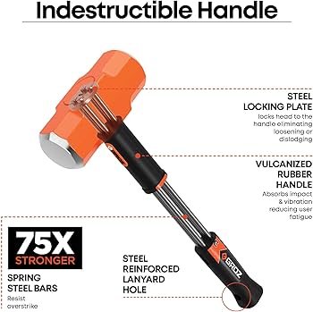 Amazon | GROZ スレッジハンマー 3．6KG 600mm | 金工用